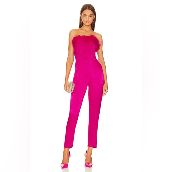 SAYLOR Pants - SAYLOR - Fuchsia Jumpsuit